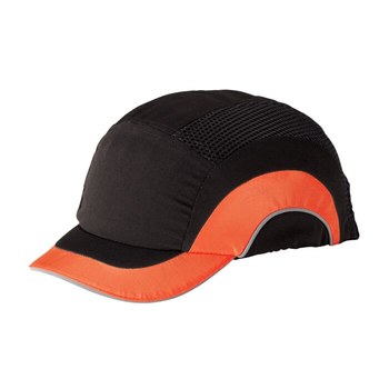 PIP Hardcap A1+ 282-ABS150 Tapa antigolpes 282-ABS150-18 - Hebilla suspensión - PEAD - Negro/Naranja de alta visibilidad - 18508