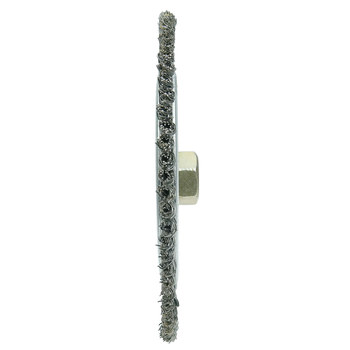 Weiler Roughneck 09100 Cepillo de rueda - Anudado - Circular trenzado Acero cerda