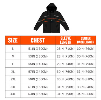 Ergodyne N-Ferno 6466 Chaqueta para condiciones frías 41114 - tamaño Grande - Nailon - Negro