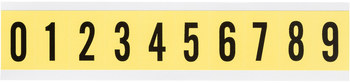 Imágen de Brady 34 Series Negro sobre amarillo Interior Paño de vinilo 34 Series 34310 Kit de etiquetas de números (Imagen principal del producto)