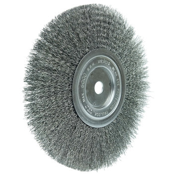 Weiler 01165 Cepillo de rueda - Rizado Acero cerda