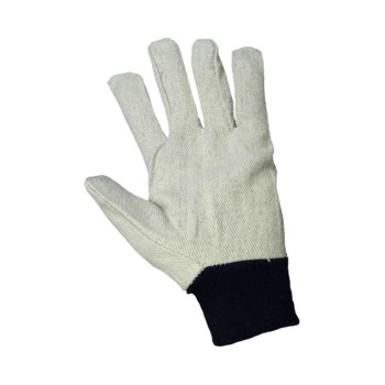 Global Glove C120 Blanco Grande Lona/Algodón Guantes de trabajo - Pulgar tipo ala - c120 mens