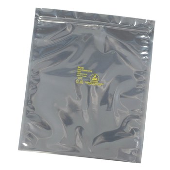 SCS 1000 Series Bolsa con interior de metal - 10 pulg. x 6 pulg. - Translúcido - scs 300610