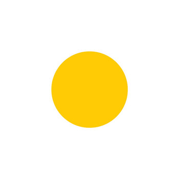 Picture of Brady Yellow Dot 30668 Dot Marking Label (Imagen principal del producto)