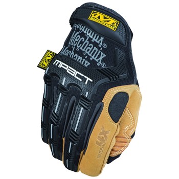 Mechanix Wear Material4X M-Pact Negro Pequeño Cuero Guantes de trabajo - 781513-62342
