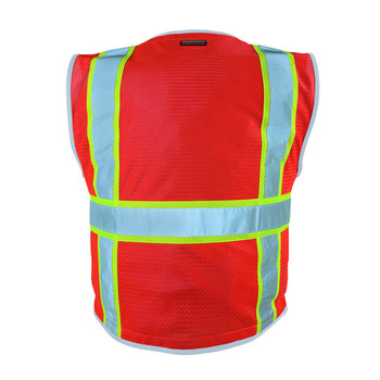 ML Kishigo 1710 Camisa de alta visibilidad 1710 3XL - 3XL - Malla 100% Poliéster - Rojo fluorescente - ANSI clase 2 - mlk 1710 3xl