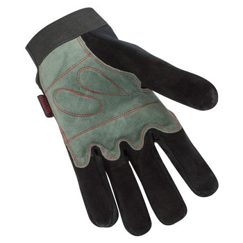 Valeo Negro Mediano Cuero Dividir Cuero vacuno Cuero Guantes de mecánico - vi4869me