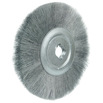 Weiler 01299 Cepillo de rueda - Rizado Acero cerda