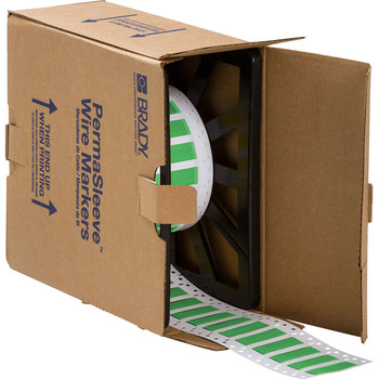 Imágen de Brady Permasleeve Transferencia térmica 2HX-250-2-GR-2 Manga para impresora de transferencia térmica troquelada (Imagen principal del producto)