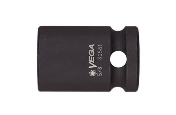 Vega Tools 32401 24 mm Toma De Impacto - Acero 4140 - accionamiento 1/2 pulg. Cuadrado - B-Recta - 45.0 mm Longitud - 01652