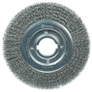 Weiler 06170 Cepillo de rueda - Rizado Acero cerda