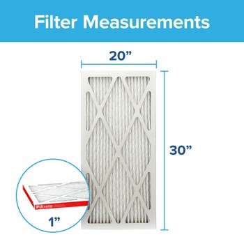 3M Filtrete Defensa contra los alérgenos 20 pulg. x 30 pulg. x 1 pulg. 9822-2PK-HDW MERV 11, 1000 MPR Filtro de aire - 31453