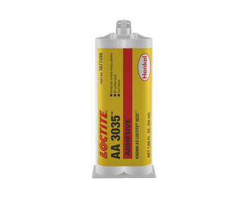 Loctite AA 3035 Blancuzco Base y acelerador (B/A) Adhesivo acrílico, 50 ml Cartucho doble | RSHughes.mx