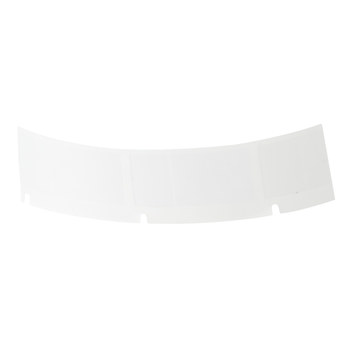 Brady M4-90-427 Etiquetas envolventes autolaminables - 0.75 pulg. x 1.5 pulg. - Vinilo - Negro sobre blanco, transparente - B-427
