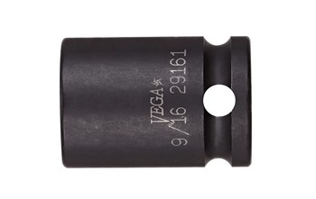 Vega Tools 20121 1/2 pulg. Toma De Impacto - Acero S2 Modificado - accionamiento 3/8 pulg. Cuadrado - A - Cónico - 1.2 pulg. Longitud - 01243