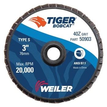 Weiler Bobcat Tipo 29 - Zirconia - 3 pulg. - 40 - Grueso - 50903