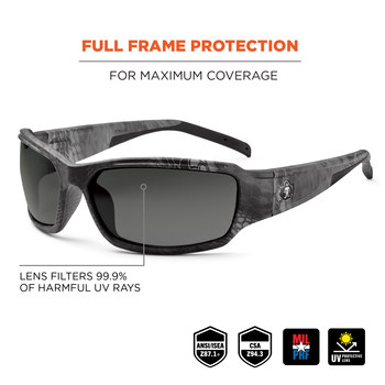 Ergodyne Skullerz THOR Universal Lentes de seguridad lente Humo - 720476-51331