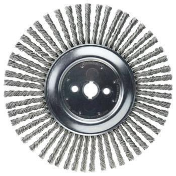 Weiler 94026 Cepillo de rueda - Anudado Acero cerda