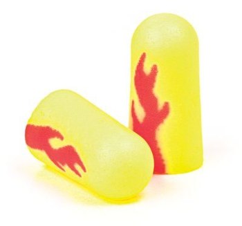 3M E-A-Rsoft Ráfagas de neón amarillo 312-1252 Tapones para los oídos 12065 - tamaño Mediano - Espuma - Amarillo - 33 dB