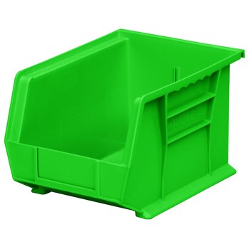 Imagen de Akro-mils Akrobin 50 lb Verde Polímero de grado industrial Colgado/Apilado Contenedor de almacenamiento (Imagen principal del producto)