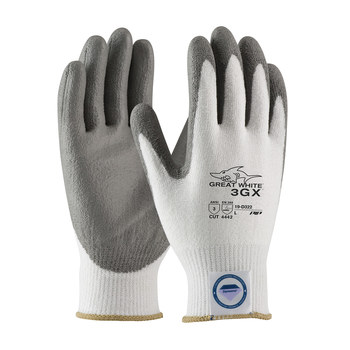 PIP Great White 3GX 19-D322 Blanco/gris Pequeño Dyneema/Nailon Guantes resistentes a cortes - 616314-16748
