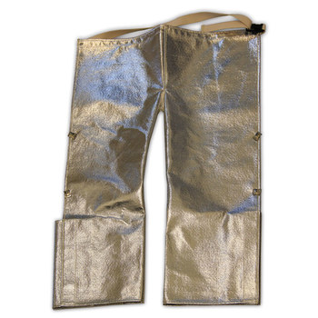 Imágen de Chicago Protective Apparel Grande Carbón aluminizado Kevlar Chaparreras resistentes al fuego (Imagen principal del producto)