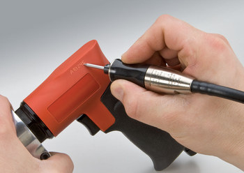 Dynabrade Limadora de mano en línea recta - entrada NPT de 1/4 pulgada - 10843