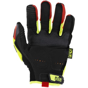 Mechanix Wear Hi-Viz M-Pact D4-36 Amarillo fluorescente 2XG TPR Guantes de trabajo - 781513-64725