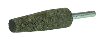 Weiler Tiger Zirc Zirconia Alumina Punto abrasivo - U grado - 3/4 pulg. longitud - Diámetro 3/4 pulg. - 68332