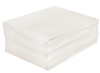 Sellars Blanco Polipropileno 20 gal Almohadillas absorbentes - Ancho 16 pulg. - Longitud 20 pulg. - SELLARS 82001