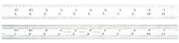 Imágen de Regla de acero totalmente flexible C304R-12 de Acero totalmente flexible 12 pulg. por de Starrett (Imagen principal del producto)