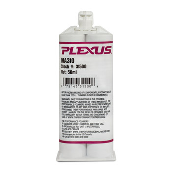 Plexus MA310 Blancuzco Base y acelerador (B/A) Adhesivo de metacrilato - 50 ml Cartucho - PLEXUS 31500