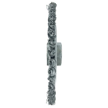Weiler Vortec Pro 36295 Cepillo de rueda - Anudado - Circular trenzado Acero cerda