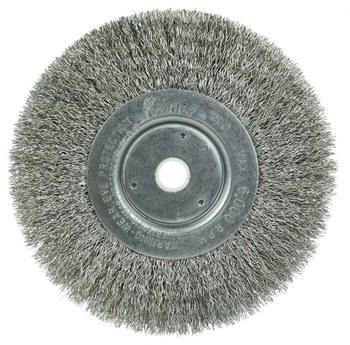 Weiler 01705 Cepillo de rueda - Rizado Acero inoxidable cerda