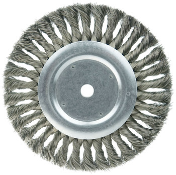 Weiler Vortec Pro 36279 Cepillo de rueda - Anudado - Torsión estándar Acero cerda