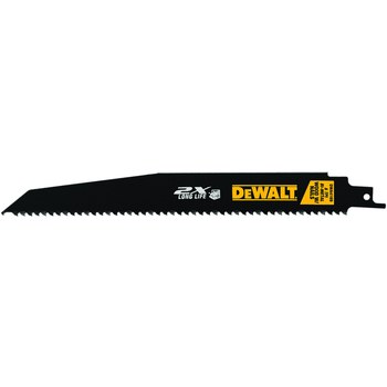 Imágen de Hoja de sierra recíproca 2X Larga vida DWA4169N25 de Acero de alta velocidad 9 pulg. por de DEWALT (Imagen principal del producto)