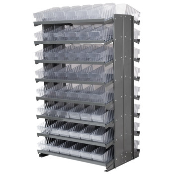 Imagen de Akro-mils APRD162 800 lb Transparente Revestido en polvo Acero 16 ga Doble cara Bastidor fijo (Imagen principal del producto)