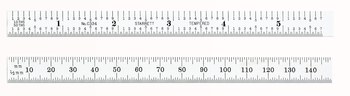 Imágen de Regla de acero totalmente flexible C334-150 de Acero totalmente flexible 5-3/4 pulg. (150mm) por de Starrett (Imagen principal del producto)