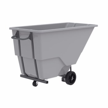 Imagen de Akro-mils 77510FGREY 1000 lb Negro/Gris Revestido en polvo 13 ga Carretilla manual inclinable (Imagen principal del producto)