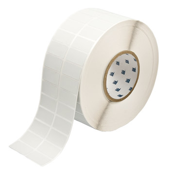 Brady THT-6-428-10 Rollo de etiquetas troqueladas para impresoras - 1.5 pulg. x 3/4 pulg. - Poliéster - Plateado - B-428