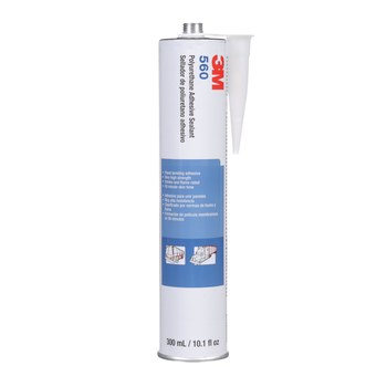 3M 560 Sellador adhesivo de poliuretano Blanco Pasta 310 ml Cartucho - 49056