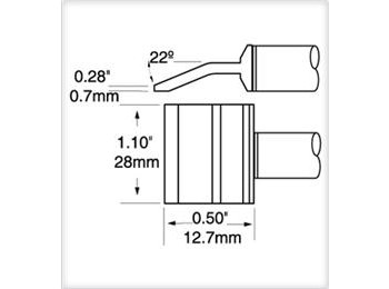Imágen de Metcal Smartheat - PTTC-807 Cartucho de pinza (Imagen principal del producto)