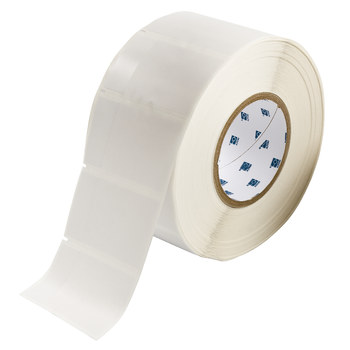 Imágen de Brady Transparente/Blanco Autoextinguible, Autolaminados Vinilo Transferencia térmica THT-66-427-1.5 Rollo de etiquetas para impresora de transferencia térmica troquelado (Imagen principal del producto)