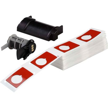 Imágen de Brady Rojo Poliéster Transferencia térmica M6-168-593-RD Etiquetas para impresora con panel en relieve (Imagen principal del producto)