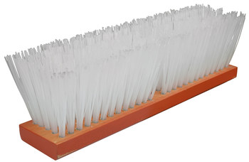 Weiler 702 Cabezal de escoba a presión - 16 pulg. - Polipropileno - Blanco - 70211