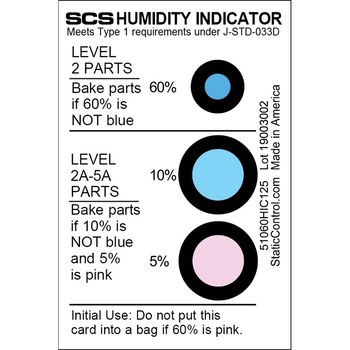 SCS Tarjeta de indicador de humedad - 51060HIC125