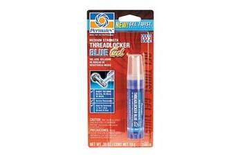 Devcon Permatex Azul Fijador de rosca 24010 - Mediano Fuerza - 10 g Tubo
