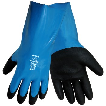 Imágen de Global Glove FrogWear 2360 Azul/Negro Grande PVC/Nitrilo Guantes resistentes a productos químicos (Imagen principal del producto)