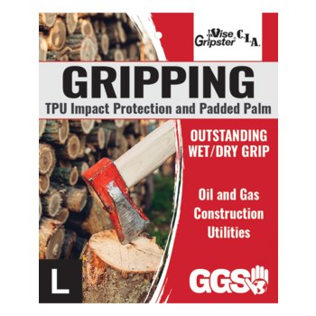 Global Glove Vise Gripster C.I.A. Naranja de alta visibilidad 2XG Nailon Guantes de trabajo - Pulgar reforzado - cia520mf 2xl