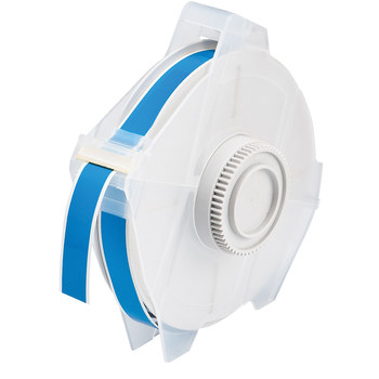 Imágen de Brady Azul Interior/exterior Poliéster Transferencia térmica 76609 Rollo de etiquetas para impresora de transferencia térmica continua (Imagen principal del producto)